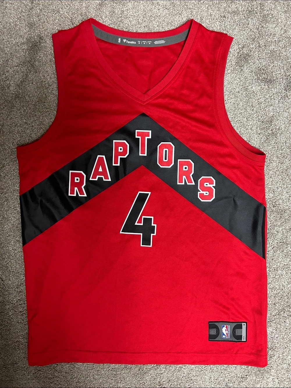 Toronto Raptors Scottie Barnes #4 Red Jersey